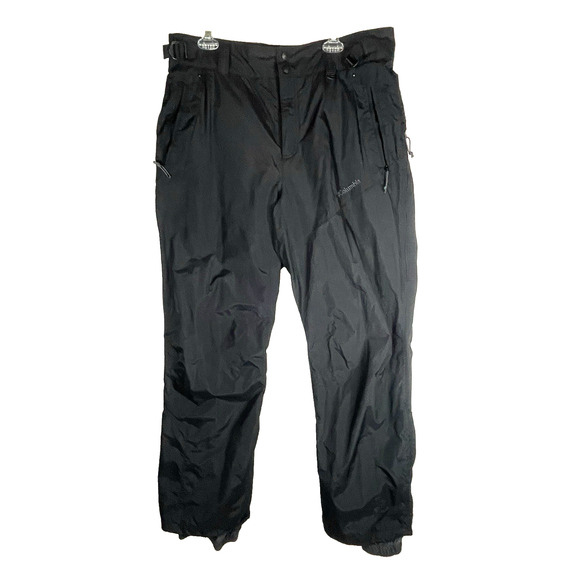 Columbia Mens Size LARGE Lined Winter Pants Snow Hunting Ski Snowboard Zip Pock - Picture 1 of 15